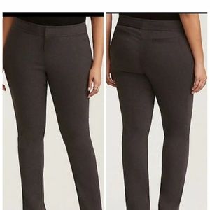 Torrid Noir Pant Collection Straight Leg Plus size 20 TALL